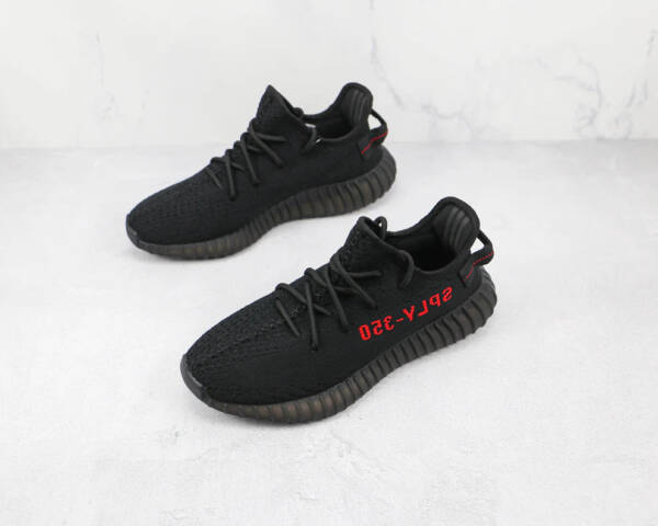 Adidas Yeezy Boost 350 V2 Black Red - Image 3