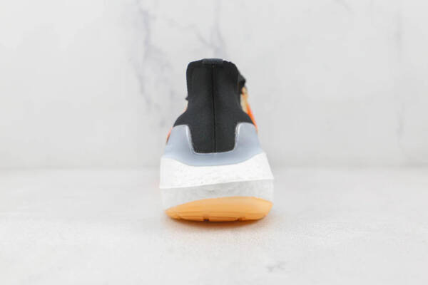 Adidas Ultraboost 22 Black Turbo Flash Orange - Image 4
