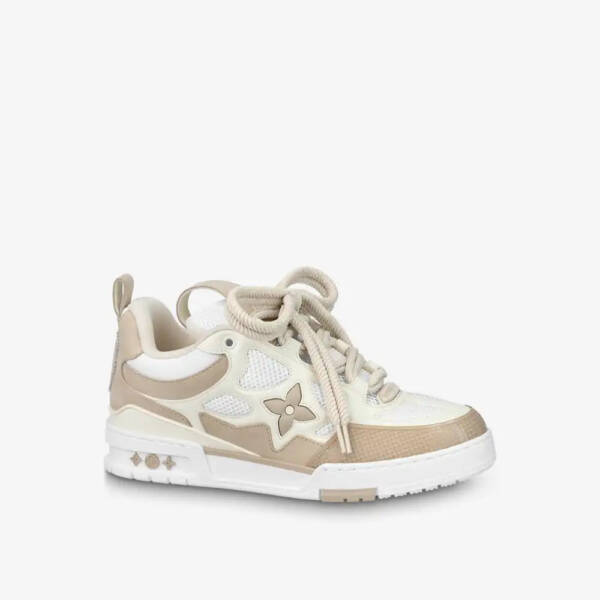 Louis Vuitton LV Skate Sneaker Beige White - Image 2
