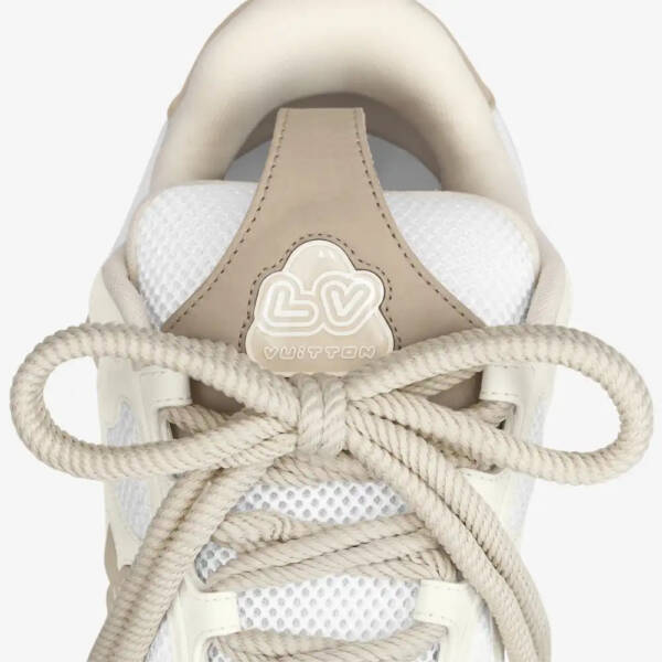 Louis Vuitton LV Skate Sneaker Beige White - Image 4