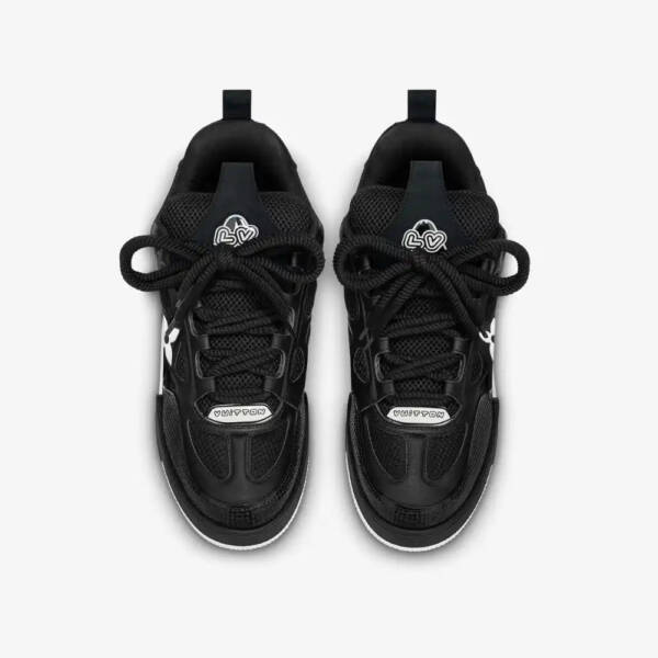 Louis Vuitton LV Skate Sneaker Black White - Image 3