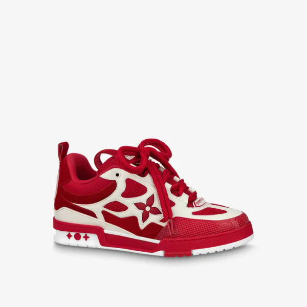 Louis Vuitton LV Skate Sneaker Red White - Image 2