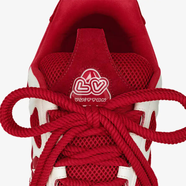 Louis Vuitton LV Skate Sneaker Red White - Image 6