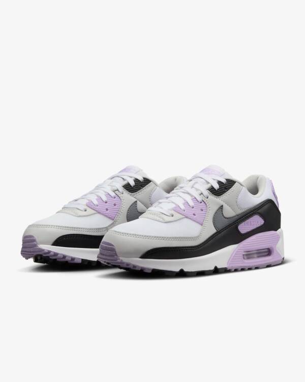 Nike Air Max 90 White/Lilac - Image 4