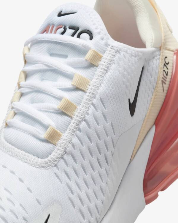 Nike Air Max 270 White/Pale Ivory - Image 6