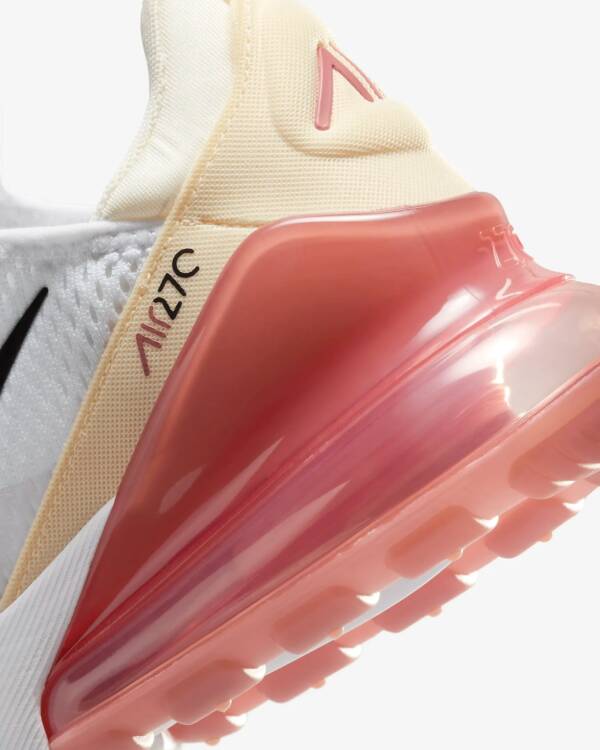Nike Air Max 270 White/Pale Ivory - Image 7