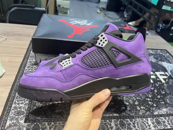 Nike Air Jordan 4 Retro "Purple" - Image 2