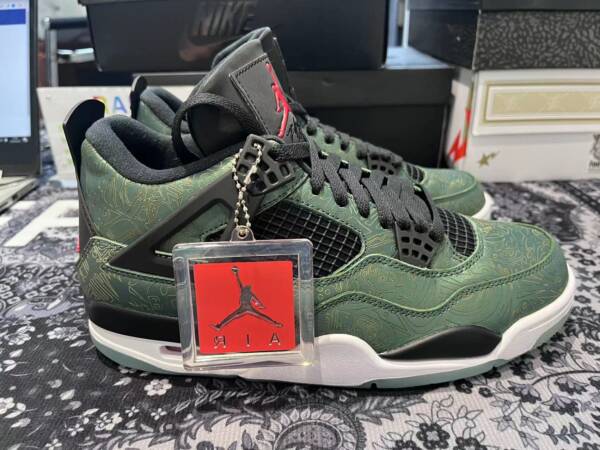 Air Jordan 4 Green Laser - Image 9