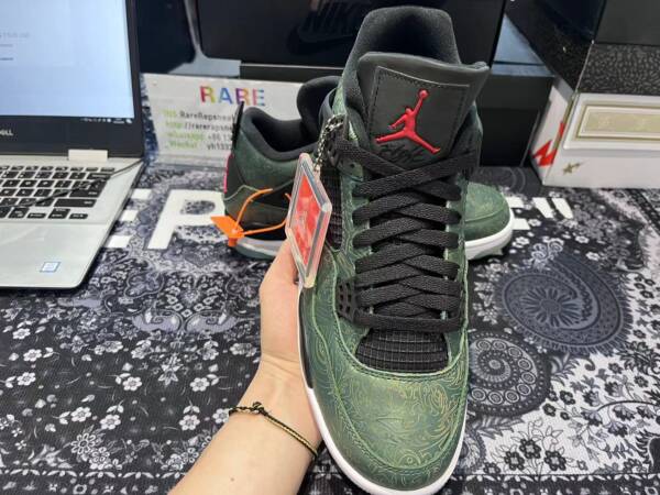 Air Jordan 4 Green Laser - Image 3