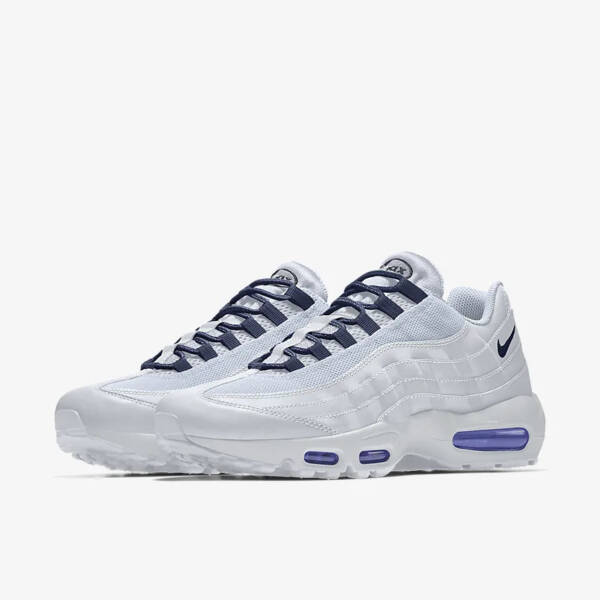 Nike Air Max 95  White/Blue - Image 3