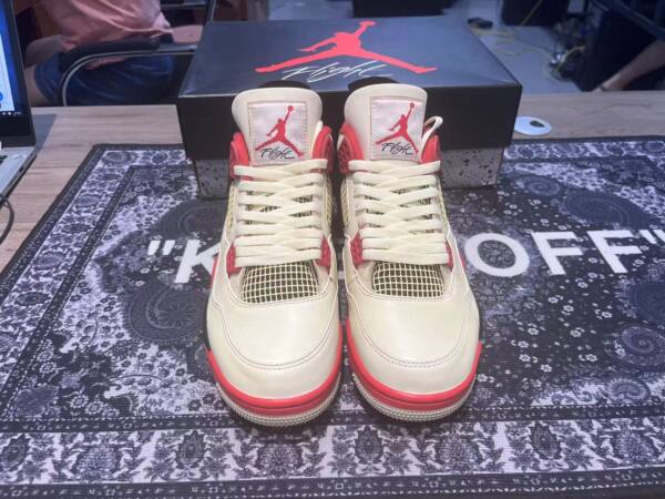Nike Air Jordan 4 fire red - Image 4
