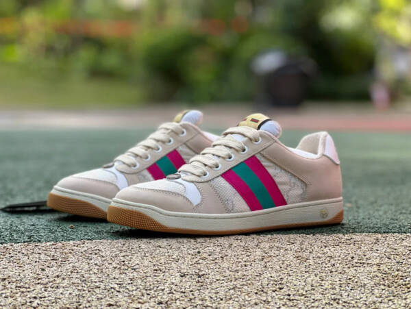 Gucci Screener Cream Leather - Image 2