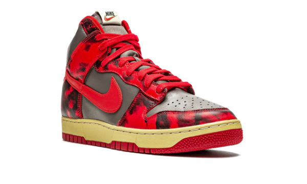 Nike Dunk High Red Acid Wash - Image 4
