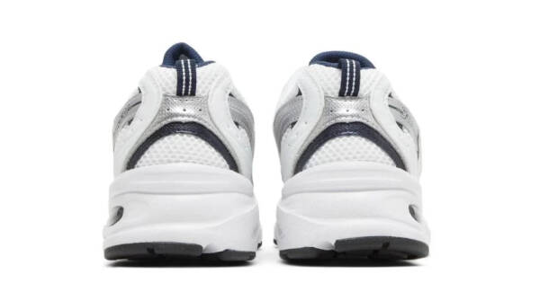 New Balance 530 White Silver Navy - Image 4
