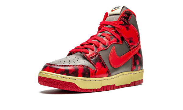Nike Dunk High Red Acid Wash - Image 5