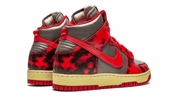 Nike Dunk High Red Acid Wash - Image 3