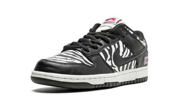 Nike SB Dunk Low Quartersnacks Zebra - Image 4