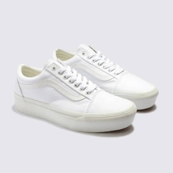 Tênis Vans Old Skool Plataforma True White - Imagem 2