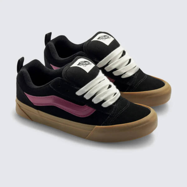 Tênis Vans Knu Skool Vintage Suede Black Multi - Imagem 2