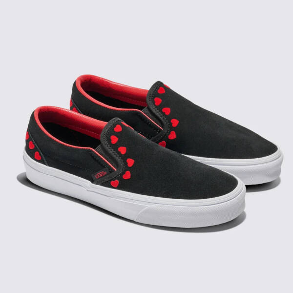 Tênis Vans Slip-On Hearts Black Red - Imagem 2