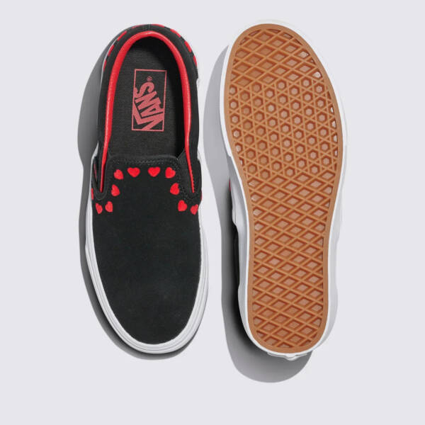 Tênis Vans Slip-On Hearts Black Red - Imagem 3