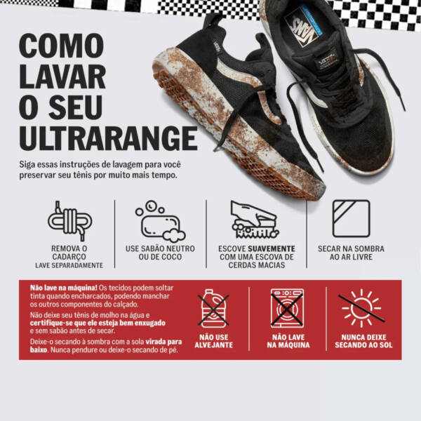 Tênis Vans Ultrarange Rapidweld Black White - Imagem 6
