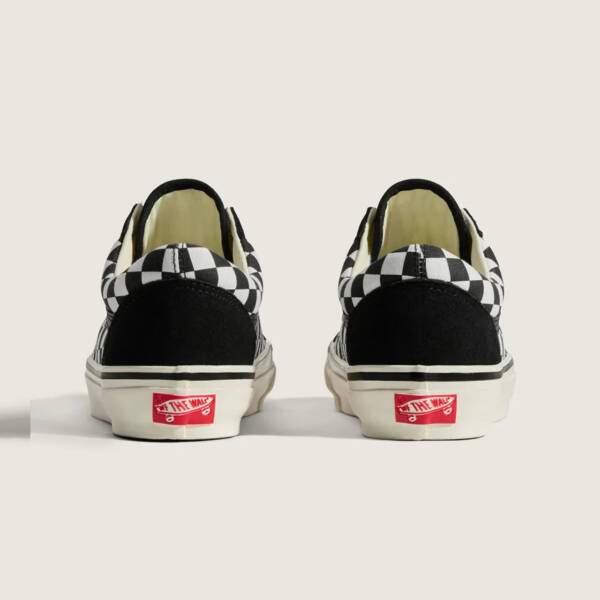 Tênis Vans Old Skool Lx Checkerboard Black Marshmallow - Imagem 4