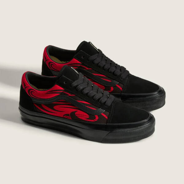 Tênis Vans Old Skool Lx Y2K Flame Black Red - Imagem 2