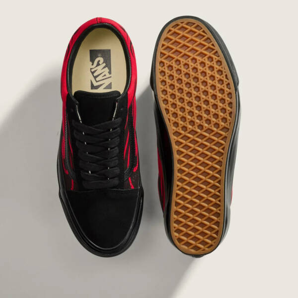 Tênis Vans Old Skool Lx Y2K Flame Black Red - Imagem 3