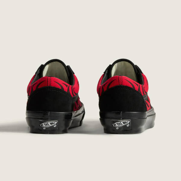 Tênis Vans Old Skool Lx Y2K Flame Black Red - Imagem 4
