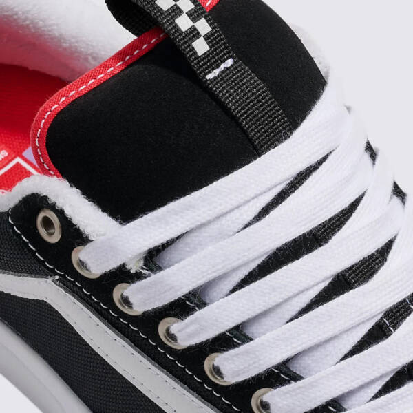 Tênis Vans Skate Old Skool 36+ Black White - Imagem 7