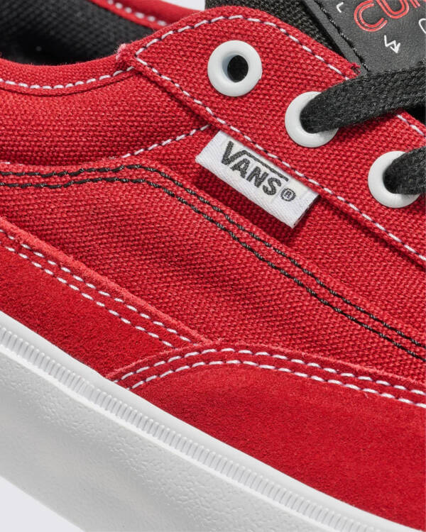 Tênis Vans Curren Caples Skate Red White - Imagem 5