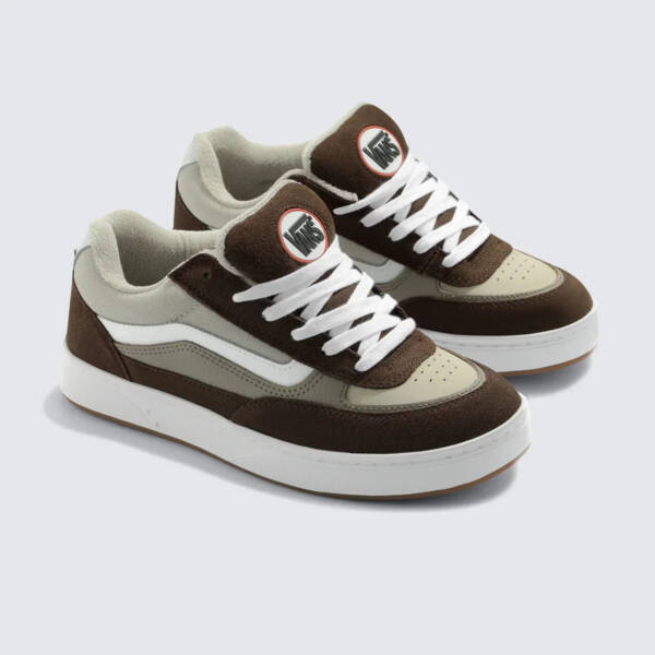 Tênis Vans Estazzo Skate Dark Brown White - Imagem 2