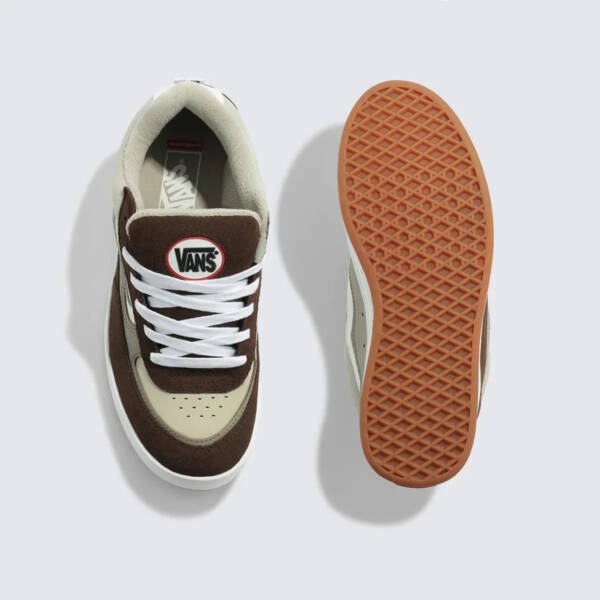 Tênis Vans Estazzo Skate Dark Brown White - Imagem 3