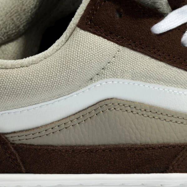 Tênis Vans Estazzo Skate Dark Brown White - Imagem 6