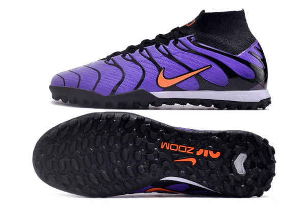 NIKE Air zoom Mercurial Superfly 9 Elite TF Purple "Air max Tn" Society - Imagem 2