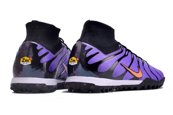 NIKE Air zoom Mercurial Superfly 9 Elite TF Purple "Air max Tn" Society - Imagem 3