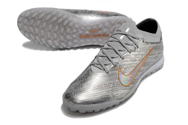 Chuteira Nike air zoom mercurial valor 15 elite TF PRATA - Anviersário de 25 anos Society - Imagem 2
