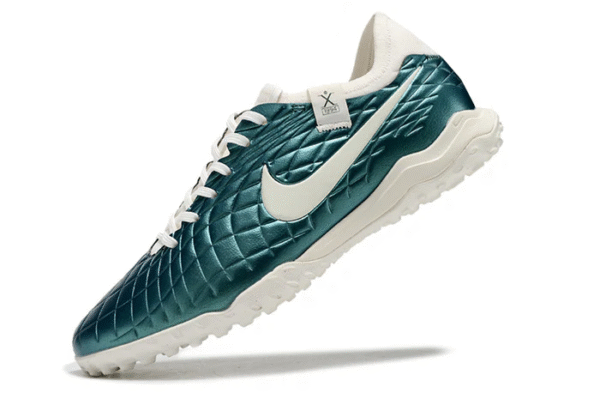 Chuteira Nike Tiempo Legend 10 Pro TF Verde Esmeralda Society - Imagem 2