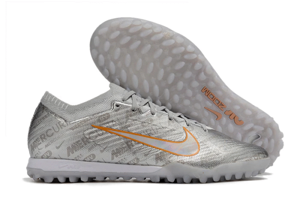 Chuteira Nike air zoom mercurial valor 15 elite TF PRATA - Anviersário de 25 anos Society - Imagem 5