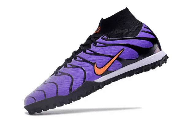 NIKE Air zoom Mercurial Superfly 9 Elite TF Purple "Air max Tn" Society - Imagem 5