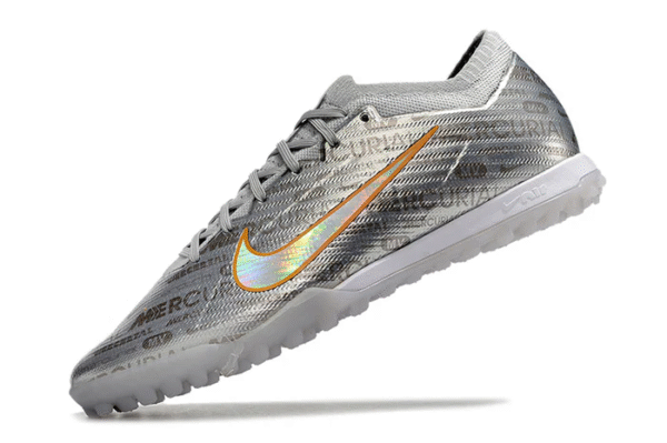 Chuteira Nike air zoom mercurial valor 15 elite TF PRATA - Anviersário de 25 anos Society - Imagem 6