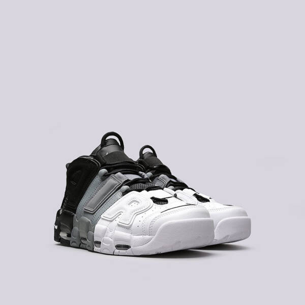 Tênis Nike Air More Uptempo - Preto, Cinza e branco - Imagem 4