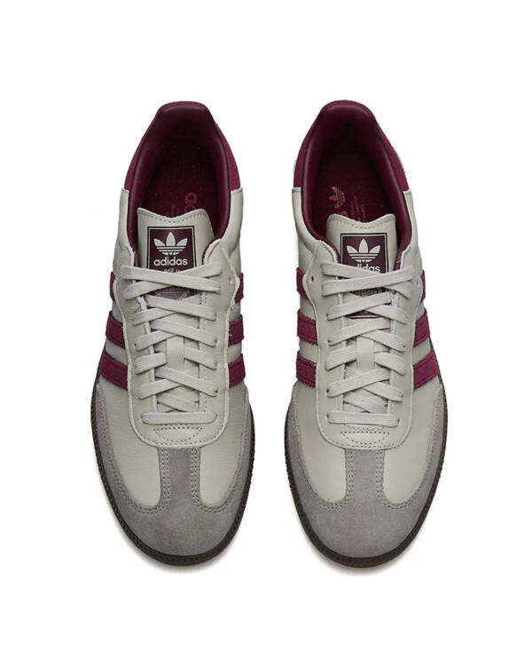 Tênis adidas Samba OG Masculino Bege-Vinho - Imagem 4