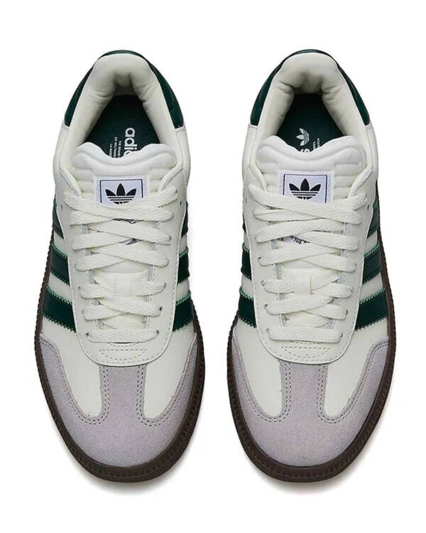 Tênis adidas Samba Xlg Unissex Branco-Verde - Imagem 3