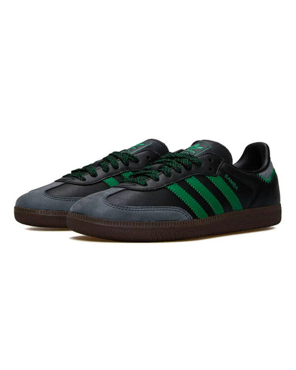 Tênis adidas Samba Og Feminino Black-Verde - Imagem 2