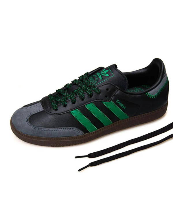 Tênis adidas Samba Og Feminino Black-Verde - Imagem 7