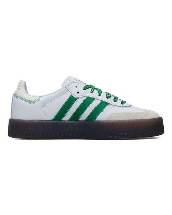 Tênis adidas Sambae Feminino Branco-Verde - Imagem 3
