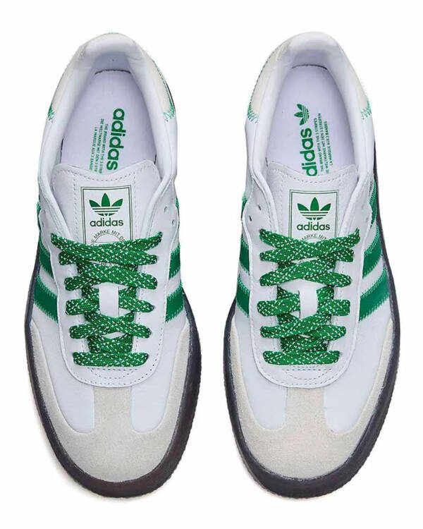Tênis adidas Sambae Feminino Branco-Verde - Imagem 4