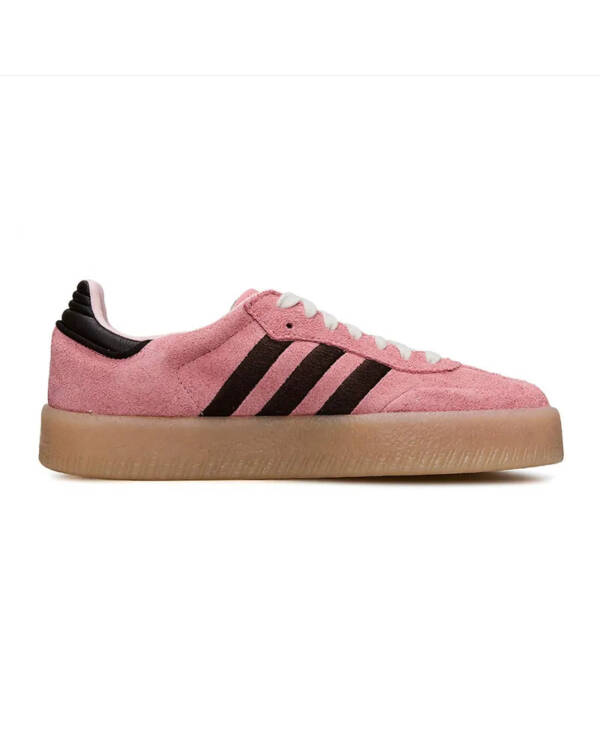 Tênis adidas Sambae Feminino Rosa-Preto - Imagem 3